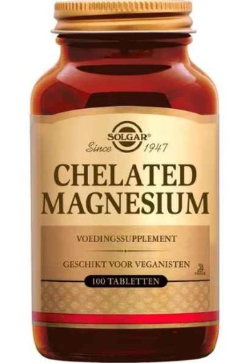 Solgar Chelated Magnesium 100 tabletten