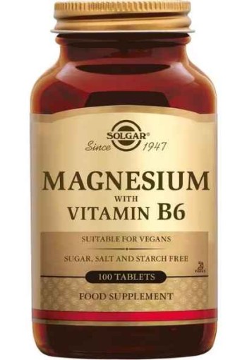 Solgar Magnesium with Vitamin B-6 100 stuks