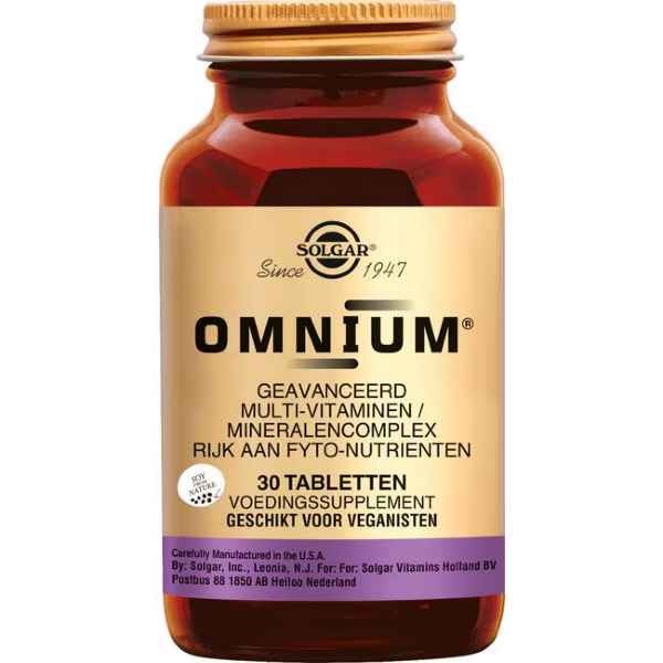 Solgar Omnium 30 tabletten