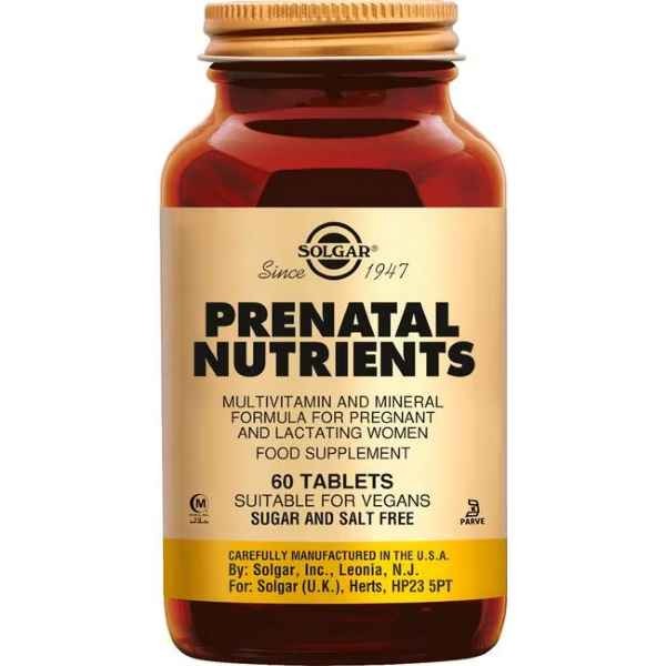 Solgar Prenatal Nutrients 60 tabletten