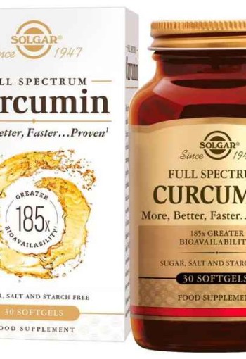 Solgar Full Spectrum Curcumin 30 softgels