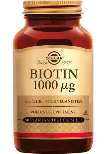 Solgar Biotin 1000 mcg 50 capsules