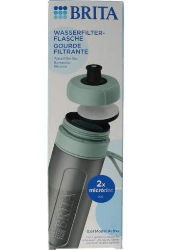 Brita Waterfles active dark green (1 Stuks)