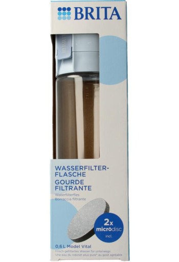 Brita Waterfles vital lichtblauw (1 Stuks)