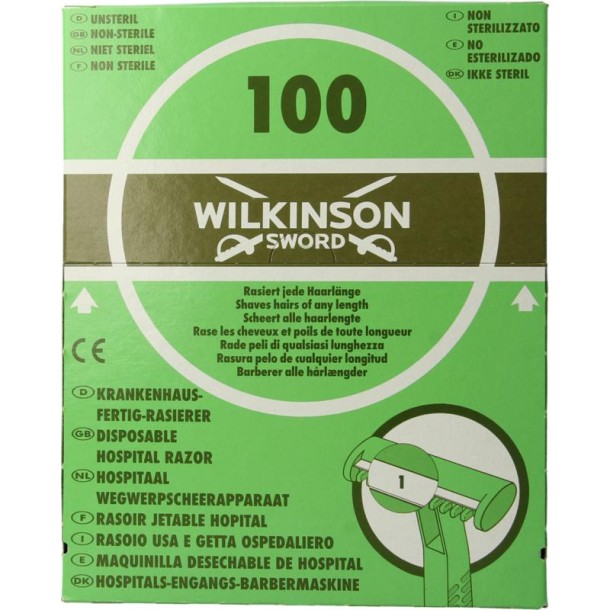 Wilkinson Hospital disposable singles (100 Stuks)