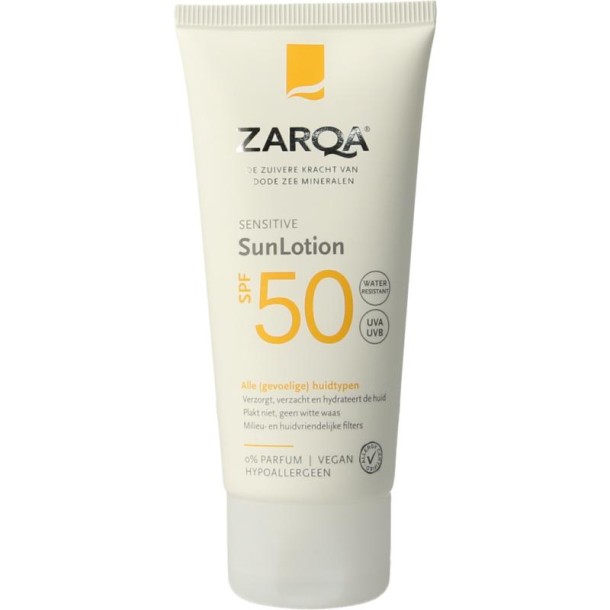 Zarqa Sun lotion sensitive SPF50 (50 Milliliter)