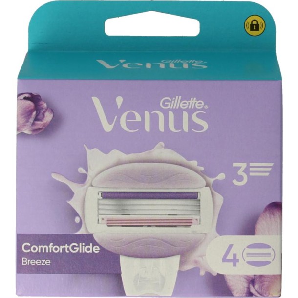 Gillette Venus comfortglide breeze blades (4 Stuks)