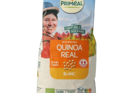 Primeal Quinoa real wit bio (500 Gram)
