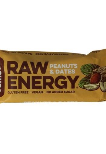 Bombus Raw energy bar peanut & dates (50 Gram)