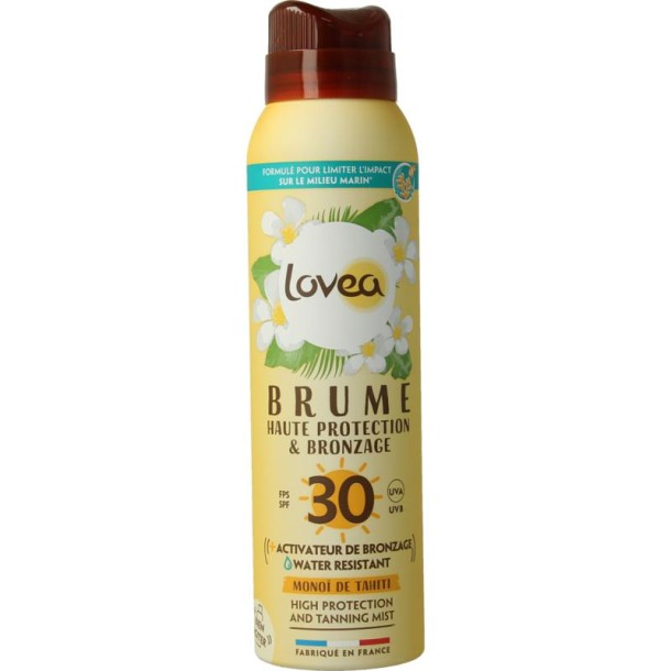 Lovea High protection & tanning mist SPF30 (150 Milliliter)