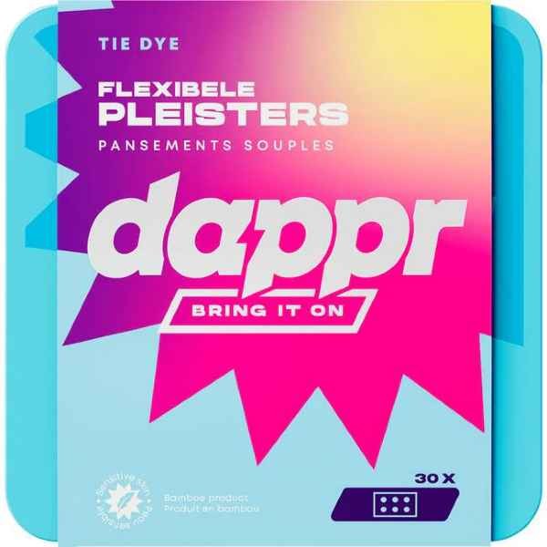 Dappr Flexibele Pleisters Tie Dye 30 stuks
