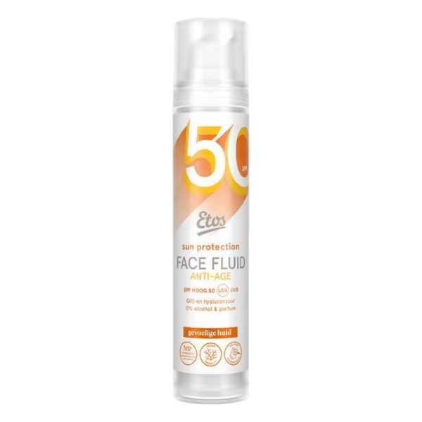 Etos Anti-Age Gezichtszonnebrand SPF50 Gevoelige Huid