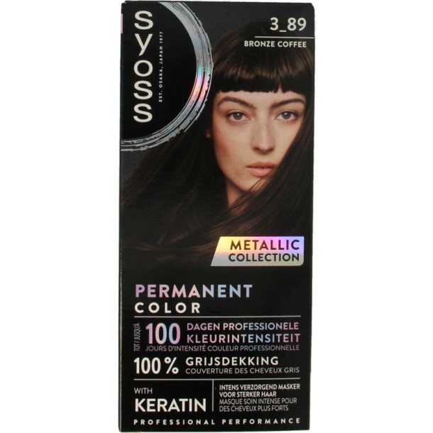 Syoss Metallics 3-89 bronze coffee (1 set)