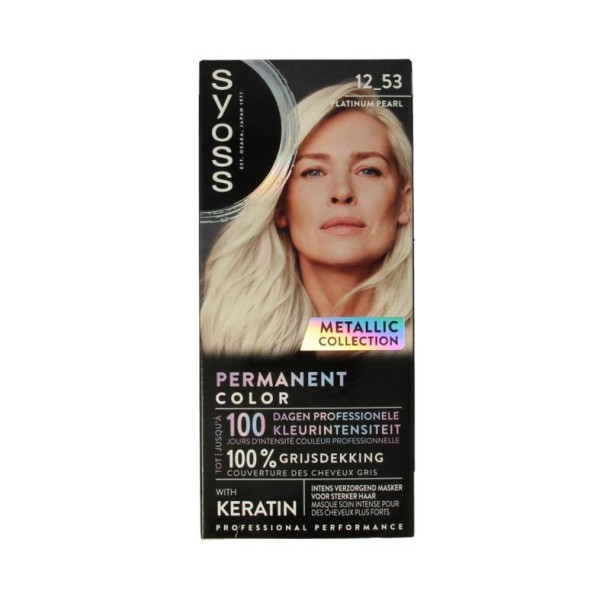 Syoss Metallics 12-53 platinum pearl (1 Set)