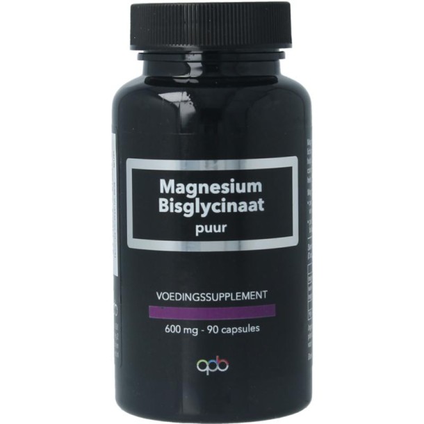 Apb Holland Magnesium bisglycinaat puur 600mg (90 Capsules)