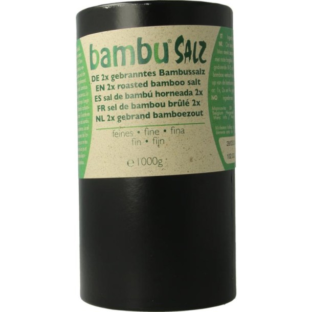 Bambu Salz Bamboezout fijn 2x gebrand (1 Kilogram)