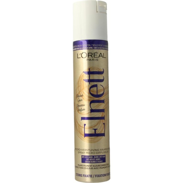 Elnett Purple hairspray sterke fixatie (200 Milliliter)