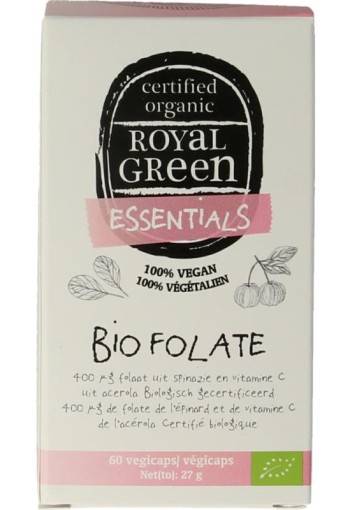 Royal Green Folate bio (60 Vegetarische capsules)