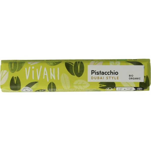 Vivani Chocolate To Go pistacchio bio (40 Gram)