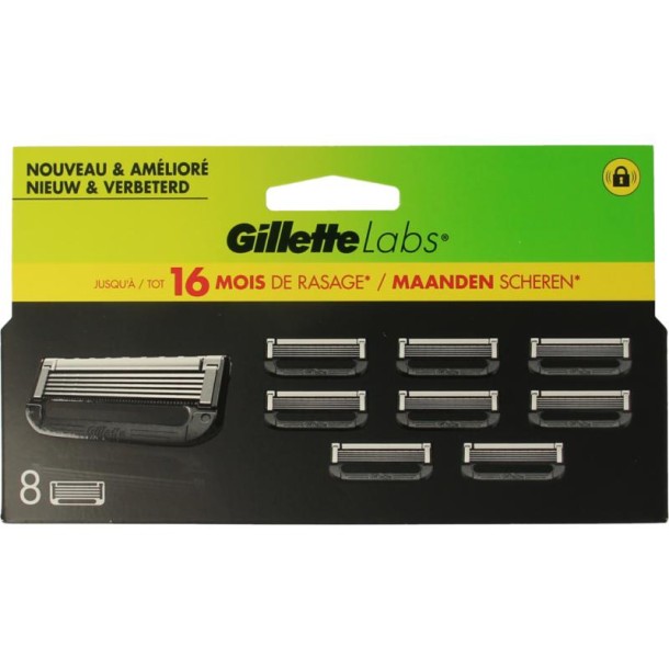 Gillette Labs blades (8 Stuks)