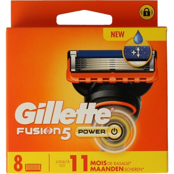 Gillette Fusion power blades (8 Stuks)