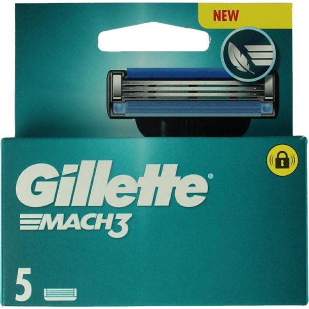 Gillette Mach3 blades (5 Stuks)