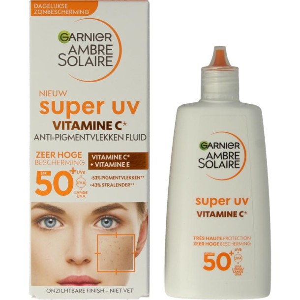 Ambre Solaire Fluid vitamine C super UV SPF50+ 40 Milliliter