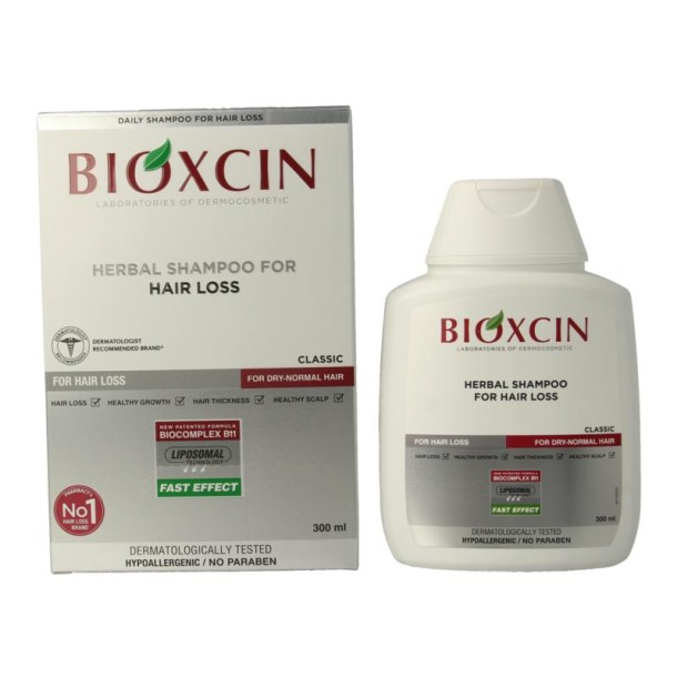 Bioxcin Shampoo normaal/droog haar (300 Milliliter)