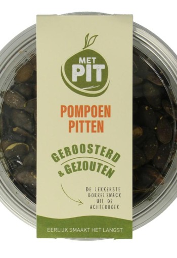 Met Pit Pompoenpitten geroosterd/gezouten (150 Gram)
