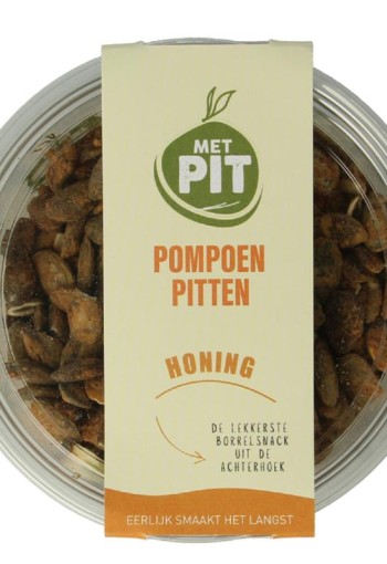Met Pit Pompoenpitten honing (150 Gram)