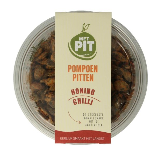 Met Pit Pompoenpitten honing chili (150 Gram)