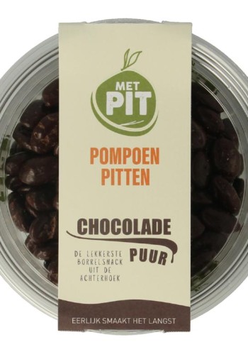Met Pit Pompoenpitten pure chocolade (150 Gram)