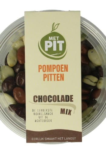 Met Pit Pompoenpitten mix chocolade (150 Gram)