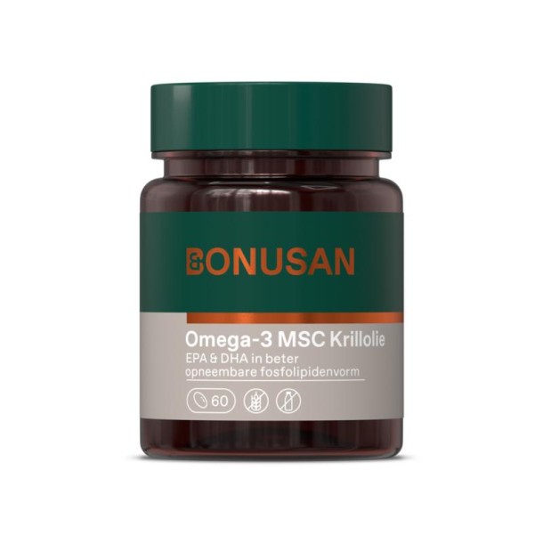 Bonusan Omega 3 MSC krillolie (60 Softgels)