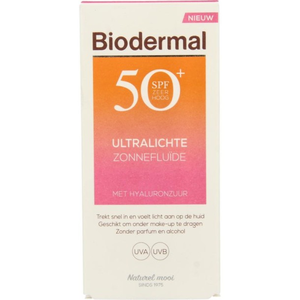 Biodermal Ultralichte Zonnefluide SPF50+ 40 Milliliter