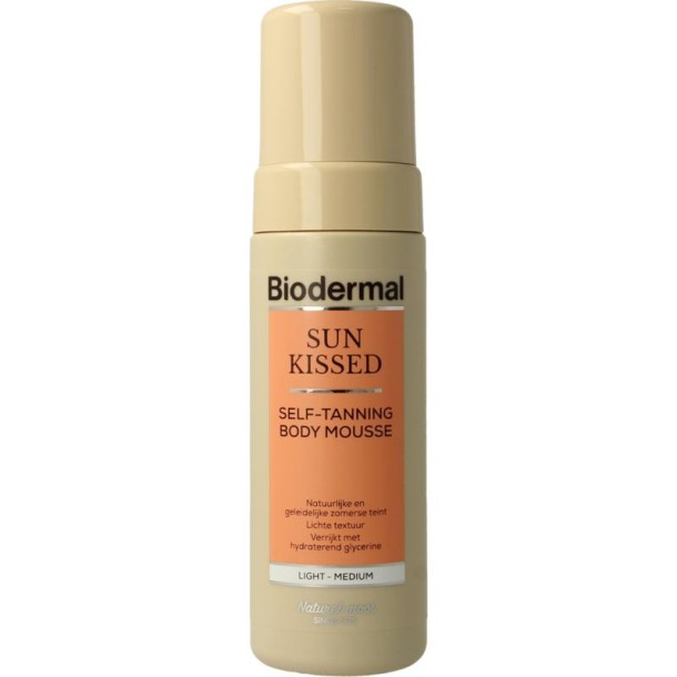 Biodermal Sunkissed self tanning body mousse 200 Milliliter