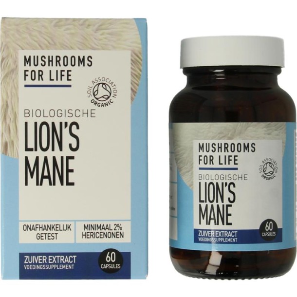 Mushrooms F Life Lion's mane bio (60 Capsules)