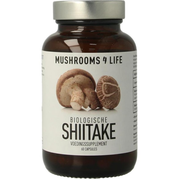 Mushrooms F Life Shiitake bio (60 Capsules)
