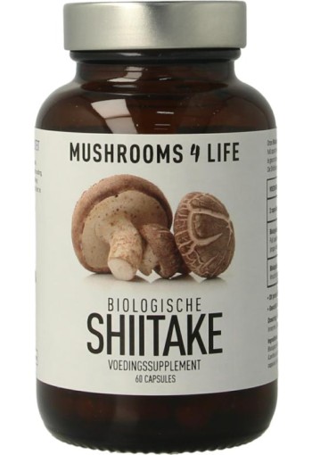 Mushrooms F Life Shiitake bio (60 Capsules)