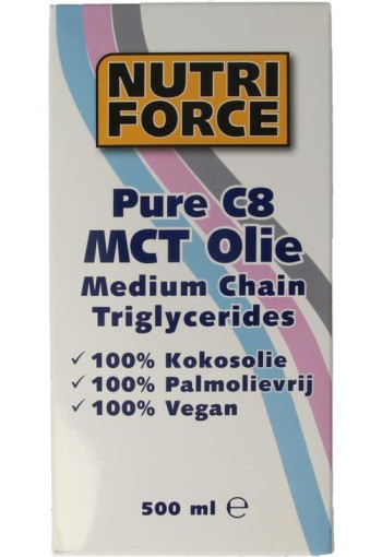 Nutriforce MCT 8 olie (500 Milliliter)
