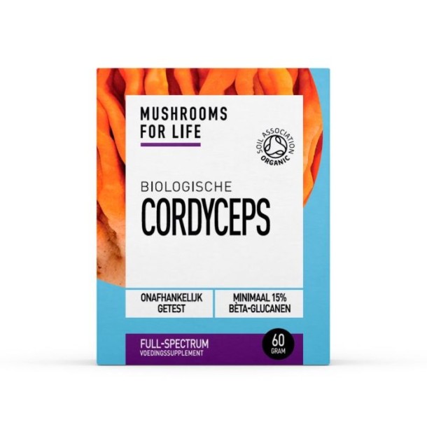 Mushrooms F Life Cordyceps poeder bio (60 Gram)