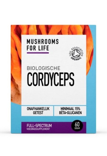 Mushrooms F Life Cordyceps poeder bio (60 Gram)