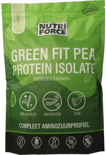 Nutriforce Green fit pea proteine (700 Gram)