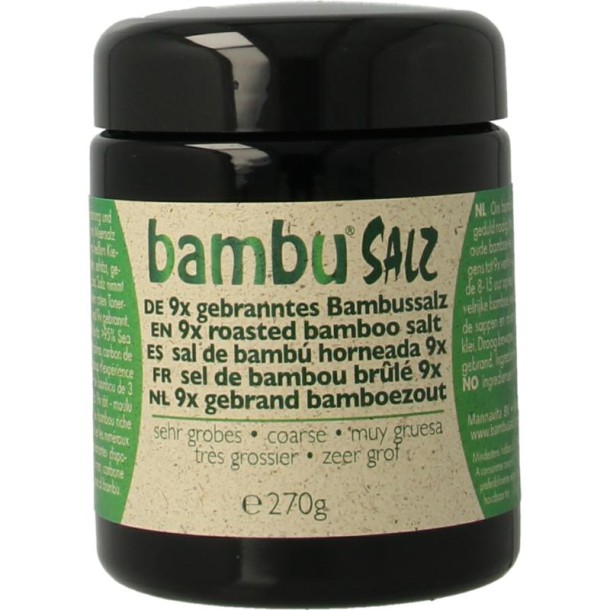 Bambu Salz Bamboezout zeer grof 9x gebrand (270 Gram)