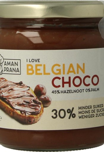 Amanprana I love Belgische choco bio (400 Gram)