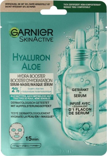 Garnier Skinact hydraterende bomb tissuemasker (1 Stuks)