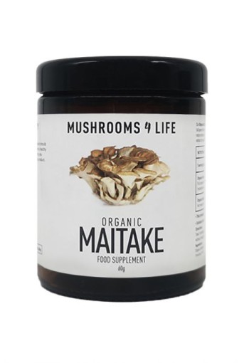 Mushrooms F Life Maitake padddenstoelen poeder bio (60 Gram)