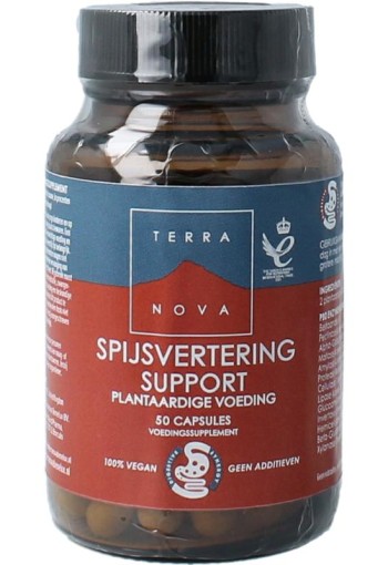 Terranova Spijsvertering plantaardige voeding (50 Capsules)