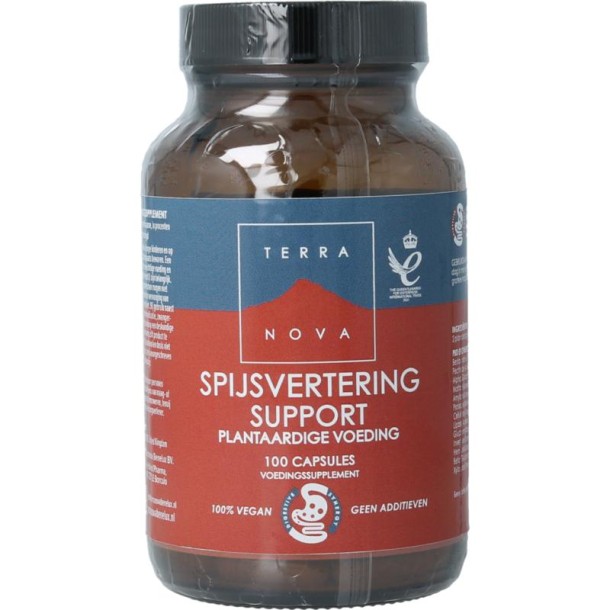 Terranova Spijsvertering plantaardige voeding (100 Vegetarische capsules)