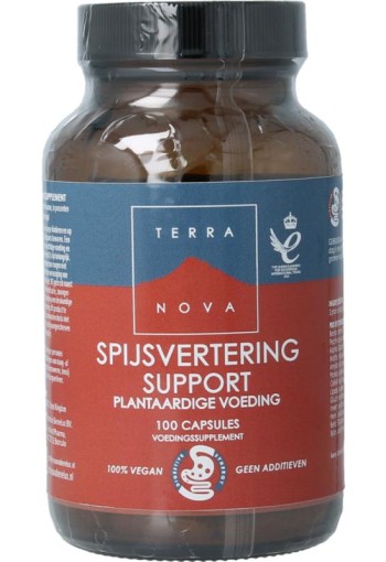 Terranova Spijsvertering plantaardige voeding (100 Vegetarische capsules)